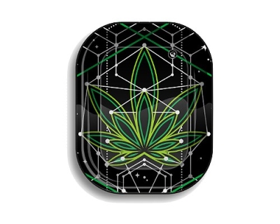 FIRE-FLOW Rolling Tray - Space Weed (Micro)
